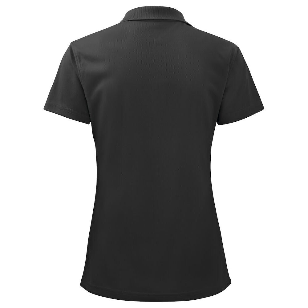 Black - Back - Projob Womens-Ladies Pique Polo Shirt