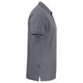 Grey - Side - Projob Mens Pique Polo Shirt