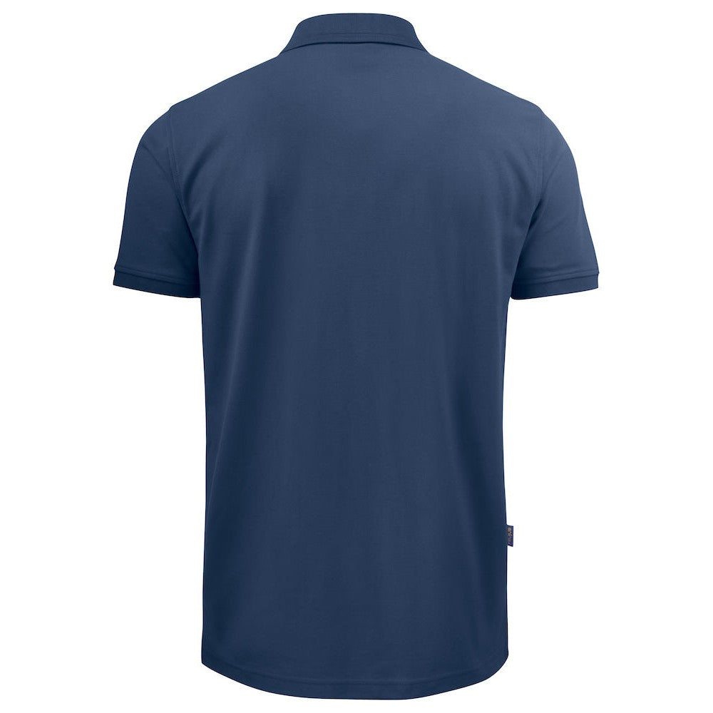 Navy - Back - Projob Mens Pique Polo Shirt