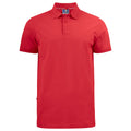 Red - Front - Projob Mens Pique Polo Shirt