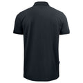 Black - Back - Projob Mens Pique Polo Shirt
