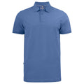 Sky Blue - Front - Projob Mens Pique Polo Shirt