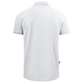 White - Back - Projob Mens Pique Polo Shirt