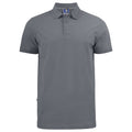 Grey - Front - Projob Mens Pique Polo Shirt