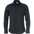 Black - Front - Clique Mens Clark Formal Shirt