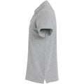 Grey - Lifestyle - Clique Mens Basic Melange Polo Shirt