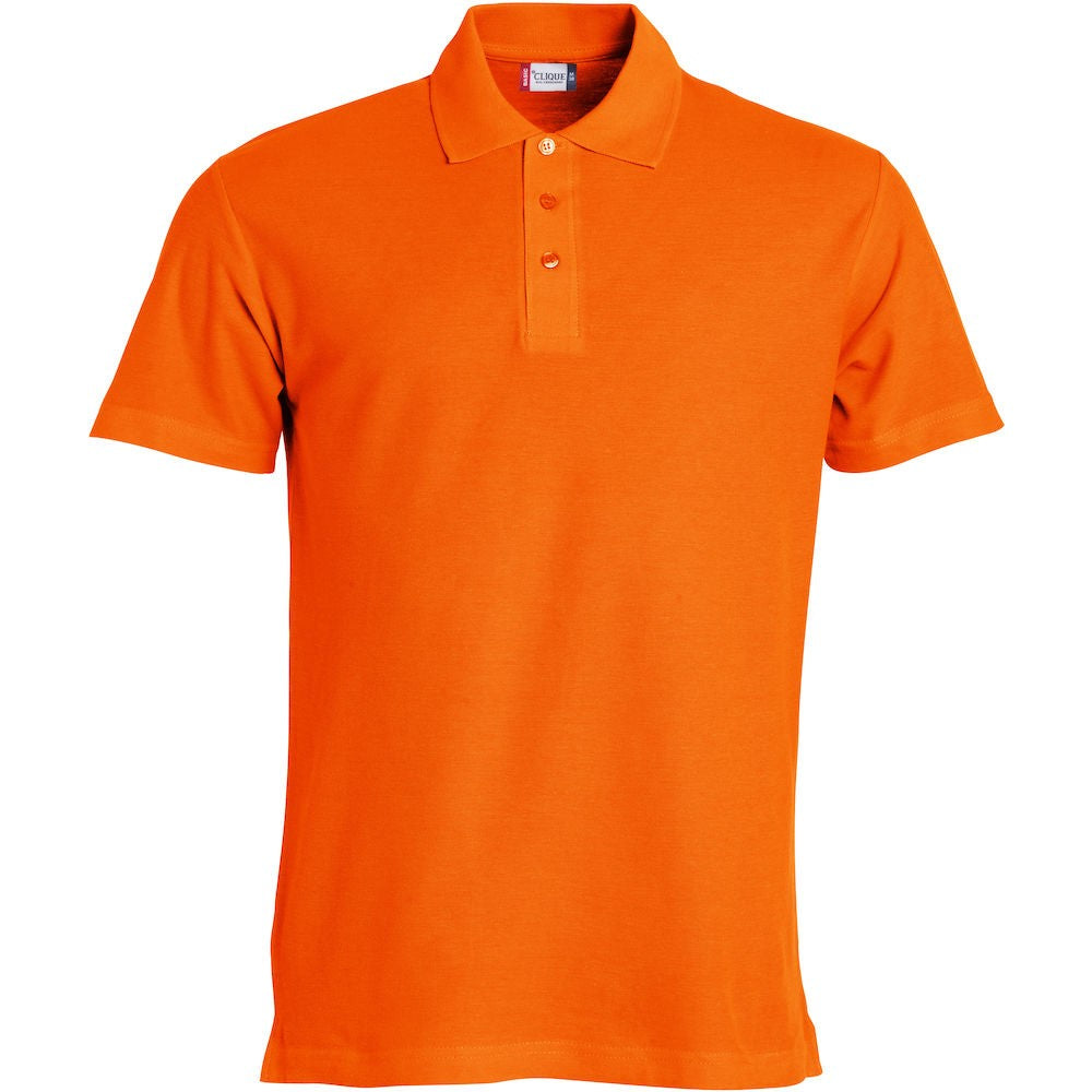 Blood Orange - Front - Clique Mens Basic Polo Shirt
