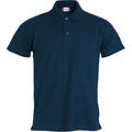 Dark Navy - Front - Clique Mens Basic Polo Shirt