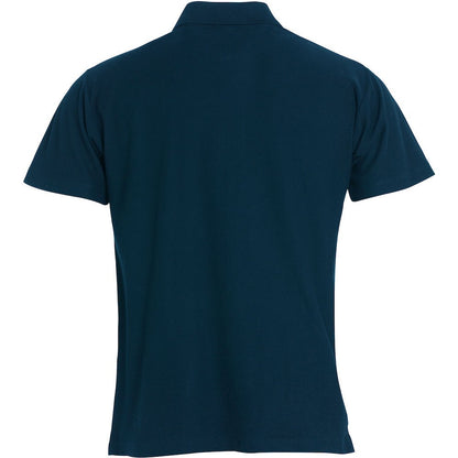 Dark Navy - Back - Clique Mens Basic Polo Shirt
