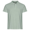 Sage Green - Front - Clique Mens Basic Polo Shirt