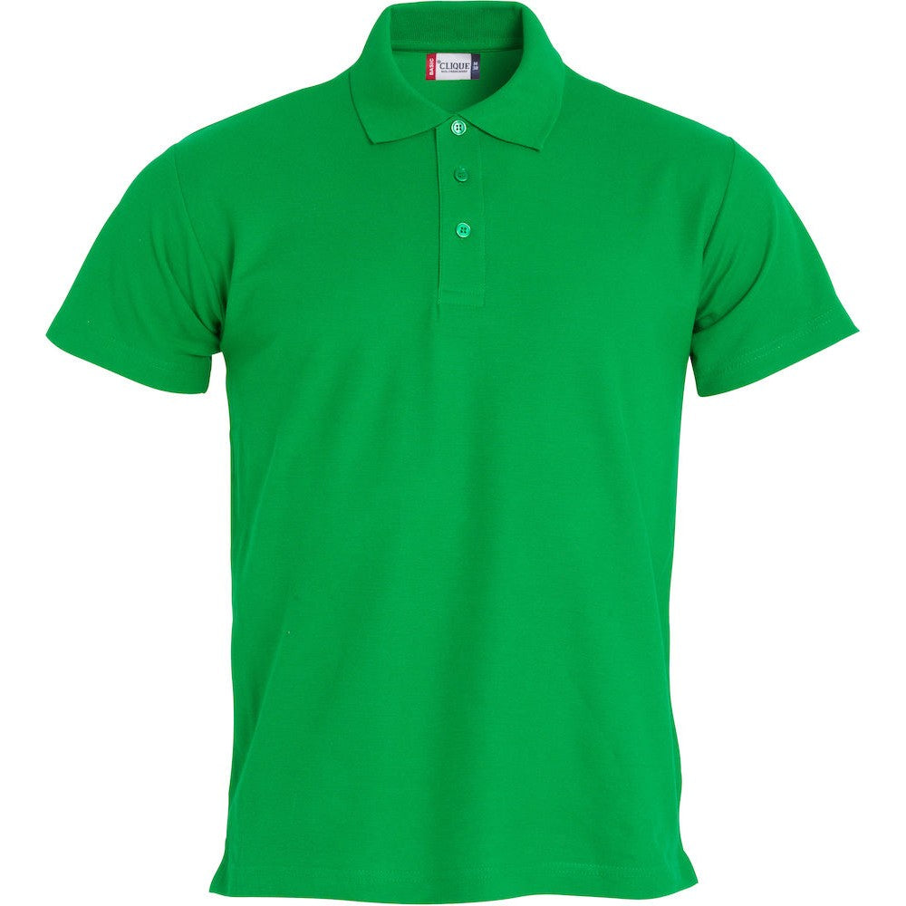 Apple Green - Front - Clique Mens Basic Polo Shirt
