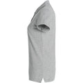 Grey - Lifestyle - Clique Womens-Ladies Melange Polo Shirt