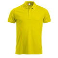 Visibility Yellow - Front - Clique Mens Manhattan Visibility Polo Shirt