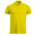 Visibility Yellow - Front - Clique Mens Manhattan Visibility Polo Shirt