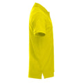 Visibility Yellow - Side - Clique Mens Manhattan Visibility Polo Shirt
