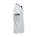 White-Dark Navy - Side - Clique Mens Seattle Polo Shirt