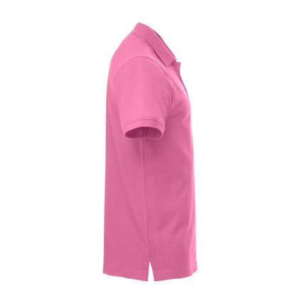 Bright Pink - Side - Clique Mens Classic Lincoln Polo Shirt