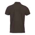 Dark Mocha - Back - Clique Mens Classic Lincoln Polo Shirt