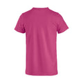 Bright Cerise - Back - Clique Mens Basic T-Shirt
