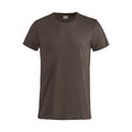 Dark Mocha - Front - Clique Mens Basic T-Shirt