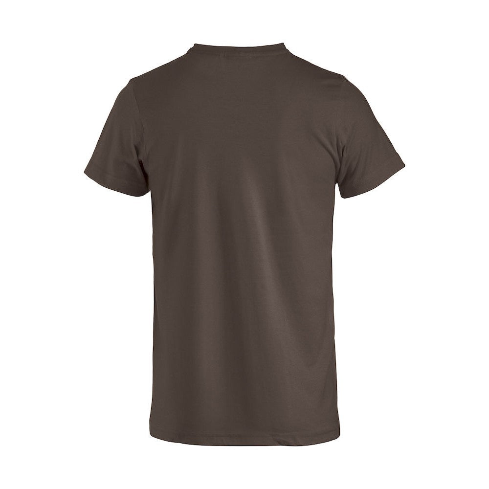 Dark Mocha - Back - Clique Mens Basic T-Shirt