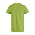 Light Green - Back - Clique Mens Basic T-Shirt