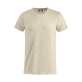 Light Khaki - Front - Clique Mens Basic T-Shirt