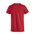 Red - Back - Clique Mens Basic T-Shirt