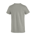 Silver - Back - Clique Mens Basic T-Shirt