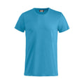 Turquoise - Front - Clique Mens Basic T-Shirt