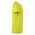 Visibility Green - Side - Clique Mens Basic T-Shirt
