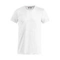White - Front - Clique Mens Basic T-Shirt