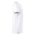 White - Side - Clique Mens Basic T-Shirt