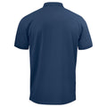 Navy - Back - Projob Mens Pique Polo Shirt