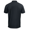 Black - Back - Projob Mens Pique Polo Shirt