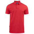 Red - Front - Projob Mens Pique Polo Shirt