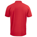 Red - Back - Projob Mens Pique Polo Shirt