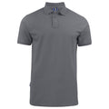 Grey - Front - Projob Mens Pique Polo Shirt