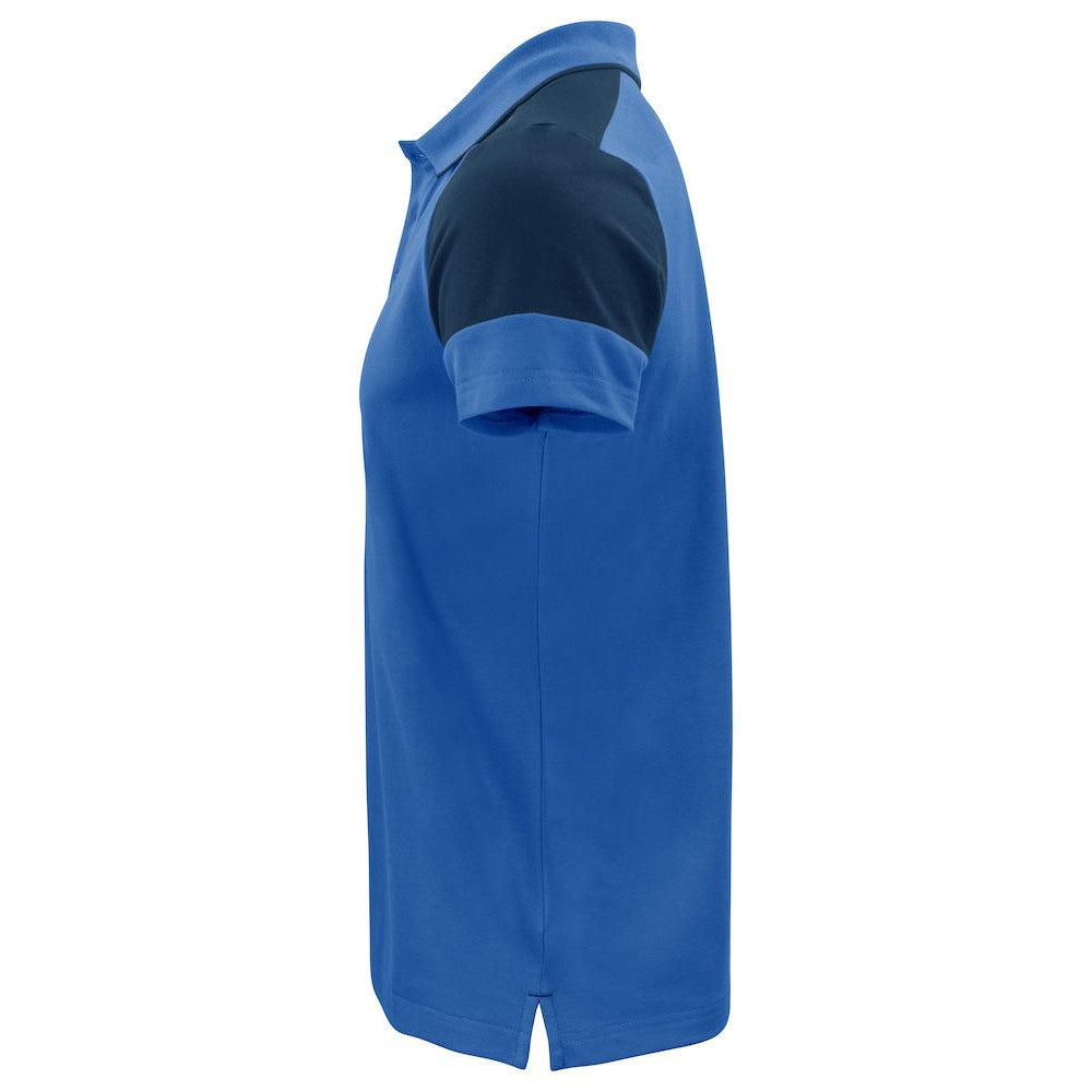 Navy-Cobalt Blue - Side - Printer Mens Prime Contrast Polo Shirt
