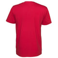 Red - Back - Cottover Mens Plain V Neck T-Shirt