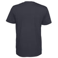 Navy - Back - Cottover Mens Plain V Neck T-Shirt