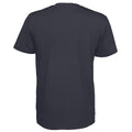 Navy - Back - Cottover Mens Plain V Neck T-Shirt