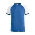 Royal Blue-White - Front - Clique Unisex Adult Raglan T-Shirt