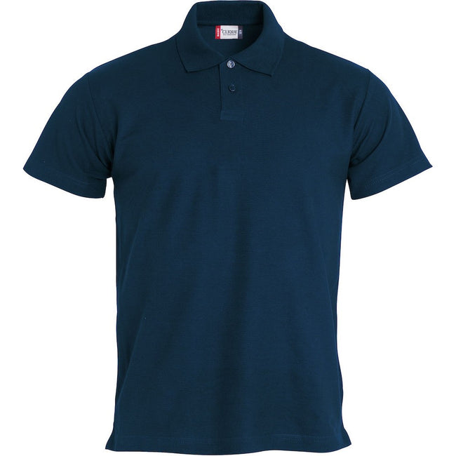 Dark Navy - Front - Clique Childrens-Kids Short-Sleeved Polo Shirt