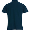 Dark Navy - Back - Clique Childrens-Kids Short-Sleeved Polo Shirt