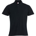 Black - Front - Clique Childrens-Kids Short-Sleeved Polo Shirt