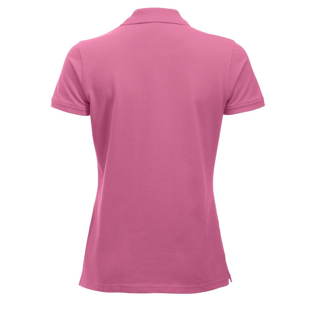 Bright Pink - Back - Clique Womens-Ladies Marion Polo Shirt