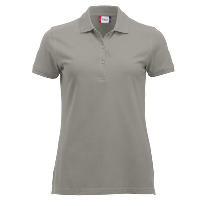 Silver - Front - Clique Womens-Ladies Marion Polo Shirt