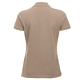 Caffe Latte - Back - Clique Womens-Ladies Marion Polo Shirt