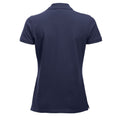 Dark Navy - Back - Clique Womens-Ladies Marion Polo Shirt